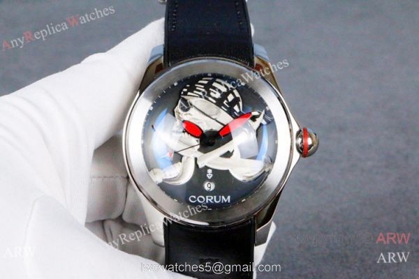 Best Quality Replica Corum Bubble Privateer Watches Stainless Steel Blue Strap Corum Watch Best Quality Replica Corum Bubble Privateer Watches Stainless Steel Blue Strap Corum Watch