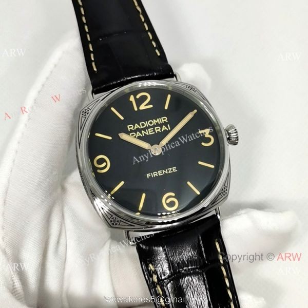 Officine Panerai Pam604 Radiomir Firenze Replica Watch SS Black Dial P3000 Officine Panerai Pam604 Radiomir Firenze Replica Watch SS Black Dial P3000