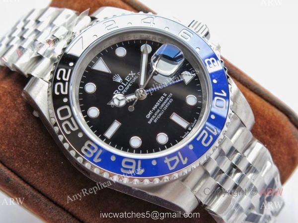 VR Factory Rolex GMT-Master ii Batman Best Replica Watches Swiss 3285 VR Factory Rolex GMT-Master ii Batman Best Replica Watches Swiss 3285