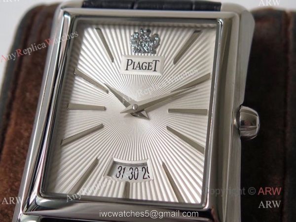Best Replica Piaget Emperador Silver Dial Stainless Steel Mens Watch Best Replica Piaget Emperador Silver Dial Stainless Steel Mens Watch