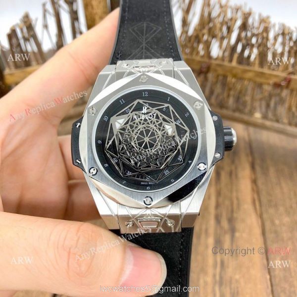 Best Replica Hublot Big Bang Sang Bleu II Automatic Watches SS Case Best Replica Hublot Big Bang Sang Bleu II Automatic Watches SS Case