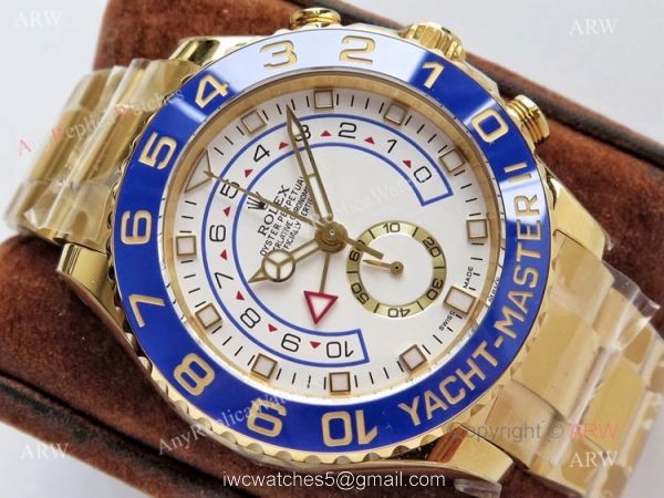 VR Factory Rolex Yacht-Master ii Gold Replica Watches 44mm VR Factory Rolex Yacht-Master ii Gold Replica Watches 44mm