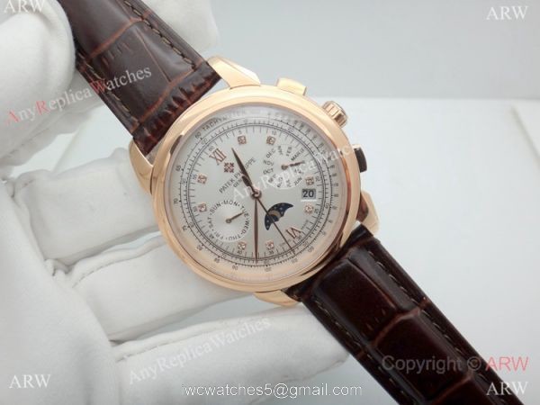 Grade 1A Replica Patek Philippe Geneve Complications Rose Gold SWISS 9100 Watch 42mm Grade 1A Replica Patek Philippe Geneve Complications Rose Gold SWISS 9100 Watch 42mm