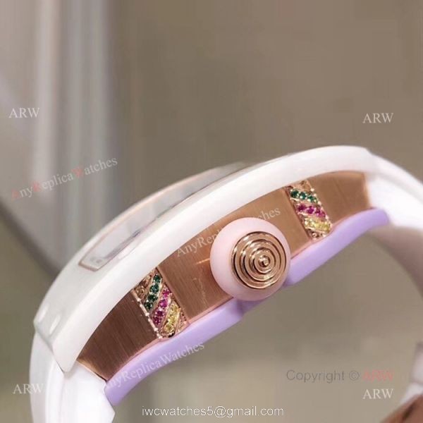 New Copy Richard Mille RM 07-03 Cupcake BonBon White Ceramic Ladies Watch New Copy Richard Mille RM 07-03 Cupcake BonBon White Ceramic Ladies Watch
