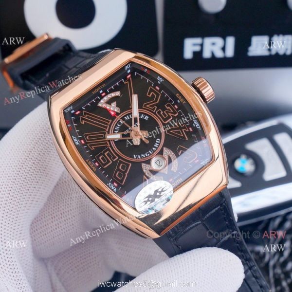 Best Replica Franck Muller Vanguard Yachting v45 Watches Rose Gold Dial Best Replica Franck Muller Vanguard Yachting v45 Watches Rose Gold Dial