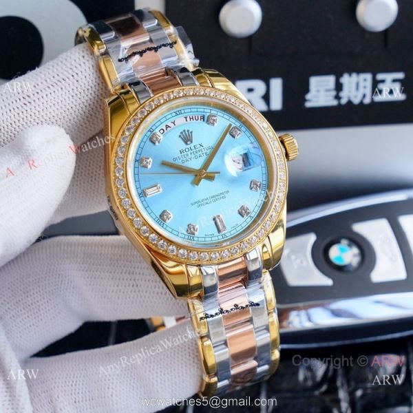 High Quality Copy Rolex Oyster Perpetual Day Date Watch 40mm Yellow Gold High Quality Copy Rolex Oyster Perpetual Day Date Watch 40mm Yellow Gold