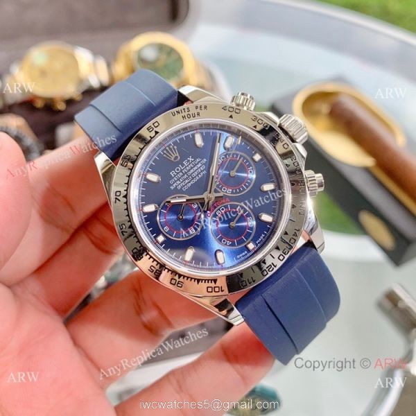 Fake Rolex Daytona Rubber Strap Silver Dial 40mm Wrist Fake Rolex Daytona Rubber Strap Silver Dial 40mm Wrist