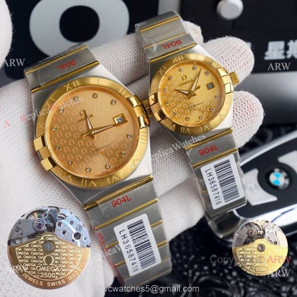 Copy Omega Constellation Logo Face Automatic Watch Omega Couple Watch Copy Omega Constellation Logo Face Automatic Watch Omega Couple Watch