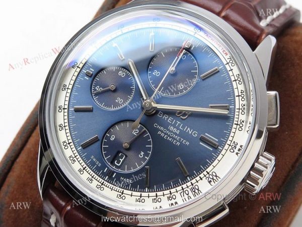 (BLS) New Breitling Knockoff Watches For Sale Replica Breitling Premier Chronograph Blue Face Watch (BLS) New Breitling Knockoff Watches For Sale Replica Breitling Premier Chronograph Blue Face Watch