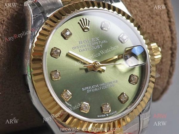 (TWF) Green Dial Rolex Datejust Jubilee Bracelet Swiss Replica Watches 31mm (TWF) Green Dial Rolex Datejust Jubilee Bracelet Swiss Replica Watches 31mm