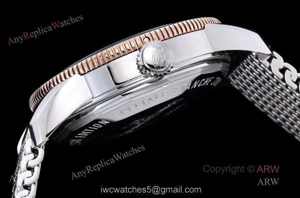 (GF) New Breitling Superocean Heritage ii 42mm Two Tone Black Replica Watches (GF) New Breitling Superocean Heritage ii 42mm Two Tone Black Replica Watches