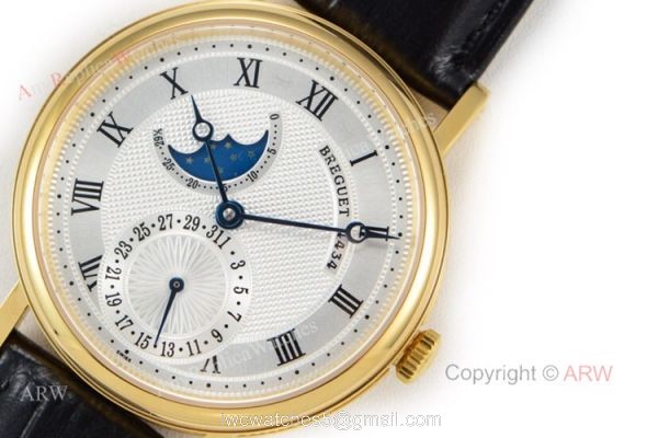 Replica Breguet Classique Automatic Watch Yellow Gold Breguet Classique Moonphase Dial Replica Breguet Classique Automatic Watch Yellow Gold Breguet Classique Moonphase Dial
