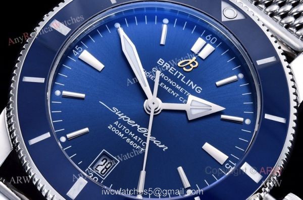 (GF) Asia 2824 Breitling Superocean ii 42 Blue Dial Swiss Replica Watches (GF) Asia 2824 Breitling Superocean ii 42 Blue Dial Swiss Replica Watches