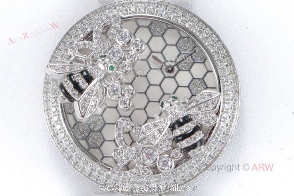 Swiss Replica Cartier Le Cirque Animalier De Cartier With Bees Decor Diamond Watch Swiss Replica Cartier Le Cirque Animalier De Cartier With Bees Decor Diamond Watch