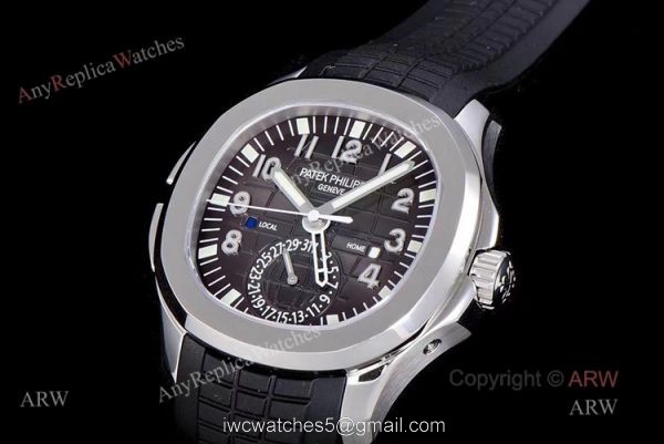 (GR) V2 New Upgraded 5164A Patek Philippe Aquanaut Grey Dial Black Rubber Swiss Replica Watch (GR) V2 New Upgraded 5164A Patek Philippe Aquanaut Grey Dial Black Rubber Swiss Replica Watch