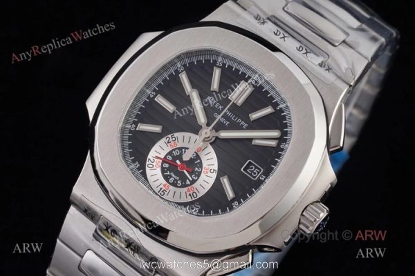 New Patek Philippe Nautilus Stainless Steel Black Dial Patek 5980 Swiss Copy Watch New Patek Philippe Nautilus Stainless Steel Black Dial Patek 5980 Swiss Copy Watch
