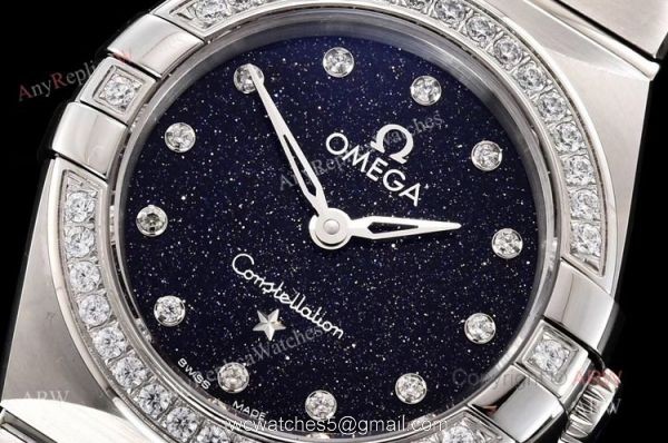 GF Factory Omega Constellation Quartz 25mm Swiss Made Copy Watch With Aventurine Dial GF Factory Omega Constellation Quartz 25mm Swiss Made Copy Watch With Aventurine Dial