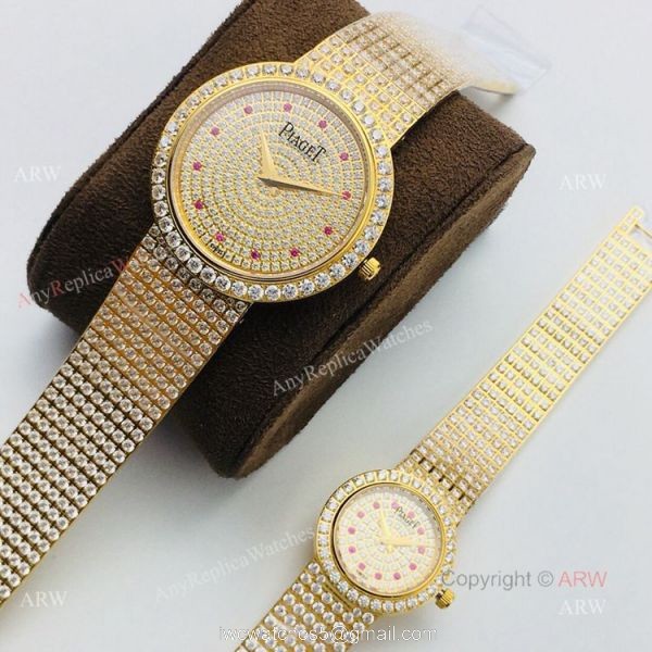 High End Replica Gold Piaget Diamond Watch Swiss Quartz Watch For Lovers High End Replica Gold Piaget Diamond Watch Swiss Quartz Watch For Lovers