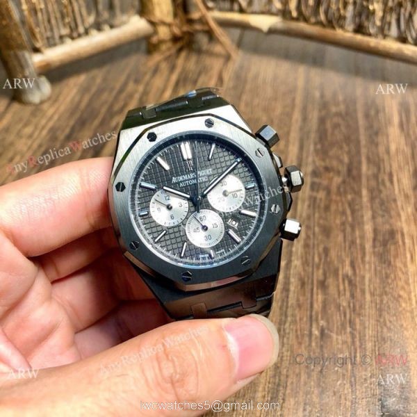 Black Steel Audemars Piguet Royal Oak Replica Watches Automatic Black Steel Audemars Piguet Royal Oak Replica Watches Automatic