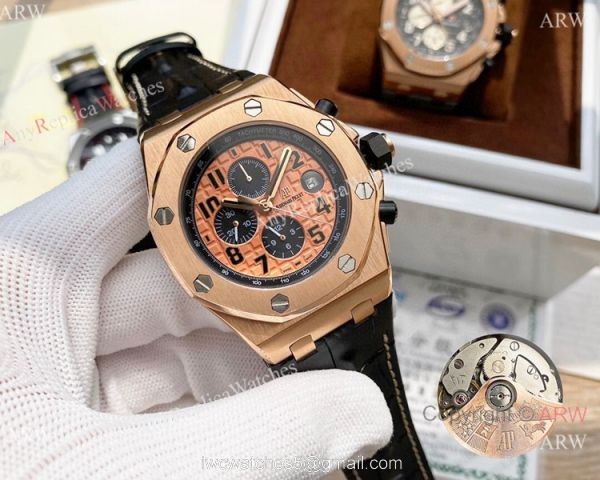 Audemars Piguet Royal Oak Offshore 42mm Watches Black Leather Strap Audemars Piguet Royal Oak Offshore 42mm Watches Black Leather Strap