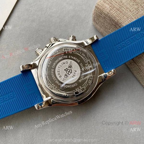 Copy Breitling Super Avenger II 45mm Watch Blue Rubber Strap Copy Breitling Super Avenger II 45mm Watch Blue Rubber Strap