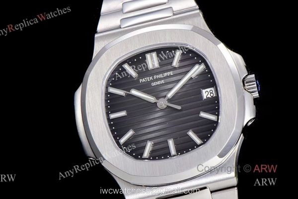 (GR) V2 Version Swiss Replica Patek Philippe Nautilus 5711 Stainless Steel Grey Dial Mens Watch (GR) V2 Version Swiss Replica Patek Philippe Nautilus 5711 Stainless Steel Grey Dial Mens Watch