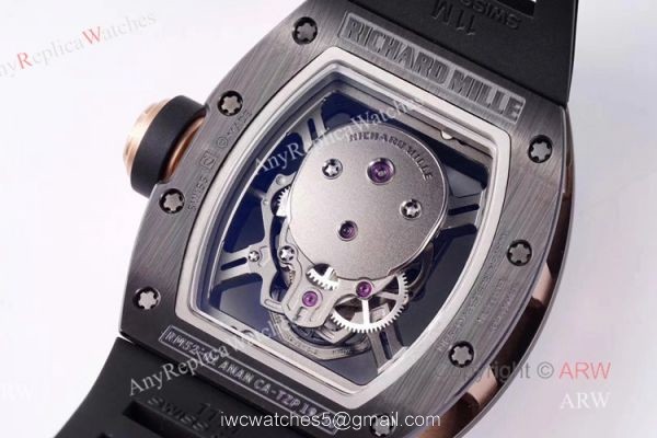 Best Replica All Black Richard Mille RM 052-01 Skull Watches With Black Ceramic Bezel Best Replica All Black Richard Mille RM 052-01 Skull Watches With Black Ceramic Bezel
