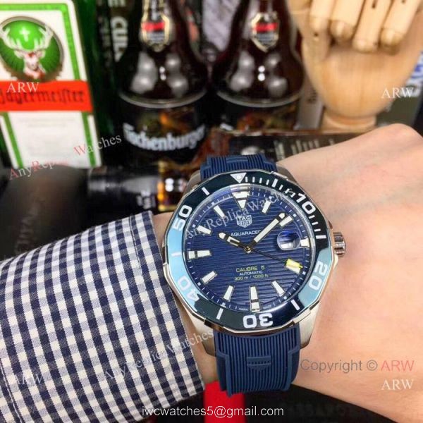 Copy Tag Heuer Aquaracer Calibre 5 Blue Ceramic Bezel Watches Copy Tag Heuer Aquaracer Calibre 5 Blue Ceramic Bezel Watches
