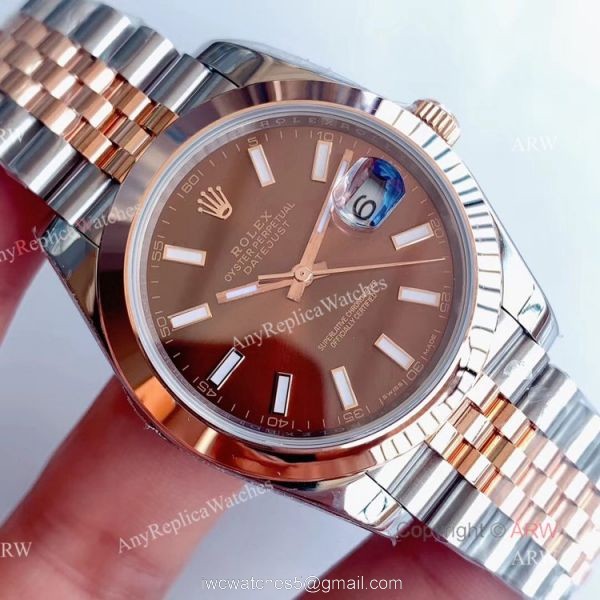 Best Noob Rolex Datejust 41 Brown Dial Jubilee Bracelet Swiss 3235 Automatic Watch Replica Best Noob Rolex Datejust 41 Brown Dial Jubilee Bracelet Swiss 3235 Automatic Watch Replica