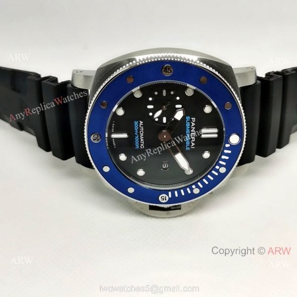 NEW! Panerai Luminor Submersible Pam01209 Watch Blue Bezel NEW! Panerai Luminor Submersible Pam01209 Watch Blue Bezel