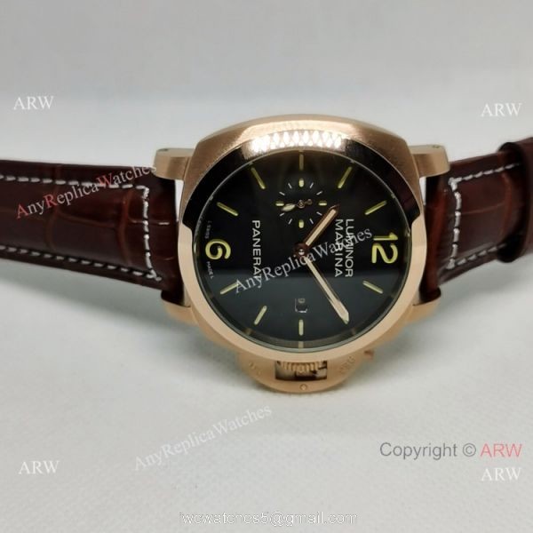Clone Panerai Luminor Marina Automatic Rose Gold Mens Watch PAM393 Clone Panerai Luminor Marina Automatic Rose Gold Mens Watch PAM393