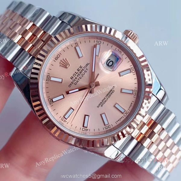 (Noob) AAA Grade Replica Rolex Jubilee Rose Gold Datejust 41 With Rolex Jubilee Bracelet (Noob) AAA Grade Replica Rolex Jubilee Rose Gold Datejust 41 With Rolex Jubilee Bracelet