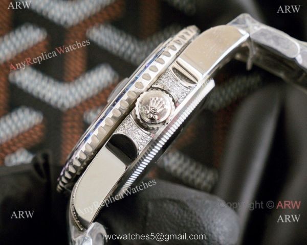 Top Replica Rolex Submariner Rainbow Bezel Blue Dial Watch Top Replica Rolex Submariner Rainbow Bezel Blue Dial Watch