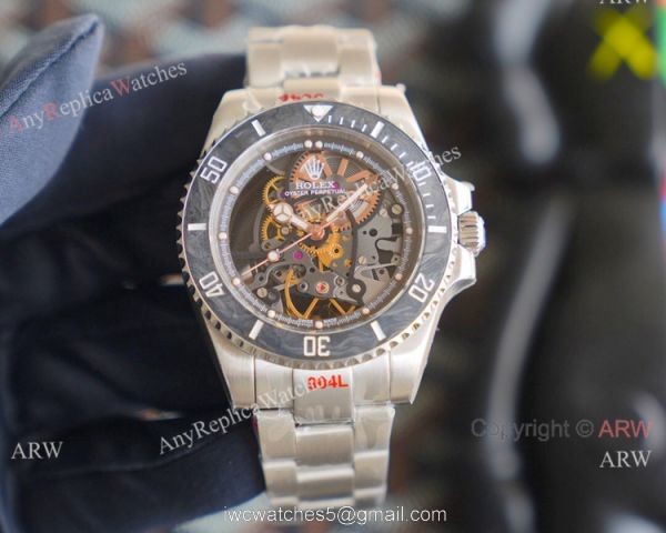 2020 New! Rolex Submariner Andrea Pirlo Rose Gold Skeleton Watch 2020 New! Rolex Submariner Andrea Pirlo Rose Gold Skeleton Watch