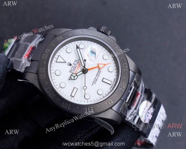 TW Factory Rolex Explorer II Swiss 2836 Watch Black and White TW Factory Rolex Explorer II Swiss 2836 Watch Black and White