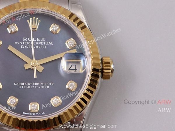 (TW) Swiss ETA2836 Rolex Datejust 31mm Watch 2-Tone Mother Of Pearl (TW) Swiss ETA2836 Rolex Datejust 31mm Watch 2-Tone Mother Of Pearl