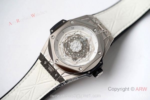 NEW! Swiss HUB1213 Hublot Big Bang Sang Bleu Titanium Watch 45mm NEW! Swiss HUB1213 Hublot Big Bang Sang Bleu Titanium Watch 45mm