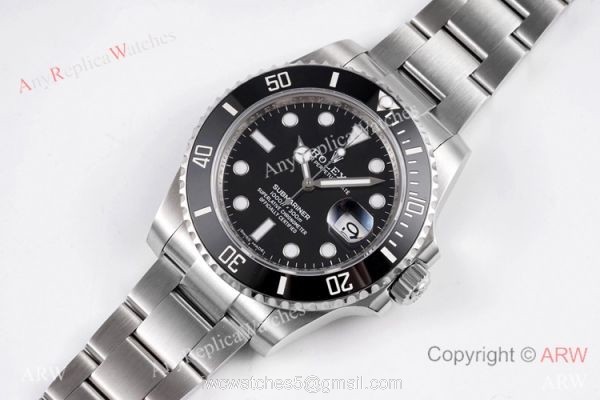 Super Clone Rolex Submariner Date Watch 1:1 VR SWISS 3135 904L Black Ceramic Black Dial Super Clone Rolex Submariner Date Watch 1:1 VR SWISS 3135 904L Black Ceramic Black Dial
