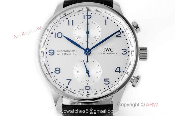 New! Swiss IWC Chronograph Portugieser White Dial Watch IWC Schaffhausen New! Swiss IWC Chronograph Portugieser White Dial Watch IWC Schaffhausen