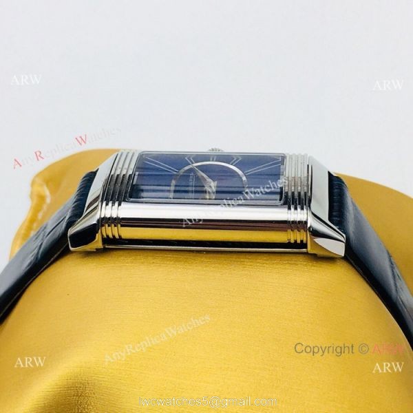 2020 Swiss Replica Jaeger LeCoultre Reverso Duetto Women Watch SS Blue Dial 2020 Swiss Replica Jaeger LeCoultre Reverso Duetto Women Watch SS Blue Dial