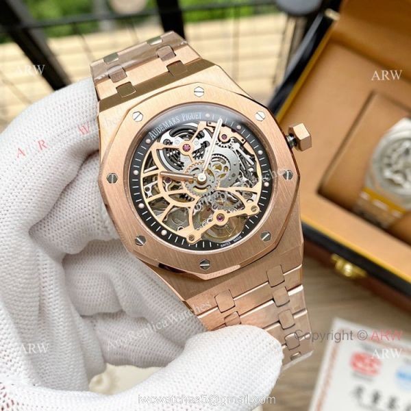 Clone Audemars Piguet Royal Oak Hollow Dial Men Watches 45mm Clone Audemars Piguet Royal Oak Hollow Dial Men Watches 45mm