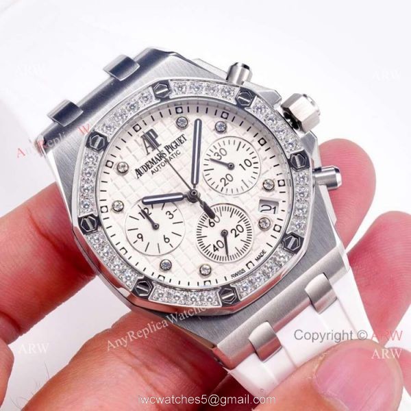 Audemars Piguet Royal Oak Offshore Watches Diamond Bezel Pink Dial Audemars Piguet Royal Oak Offshore Watches Diamond Bezel Pink Dial