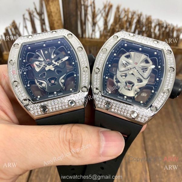 NEW! AAA Quality Richard Mille RM52-06 Tourbillon Mask Watches Silver Skull NEW! AAA Quality Richard Mille RM52-06 Tourbillon Mask Watches Silver Skull