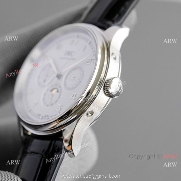 Swiss IWC Portugieser Perpetual Calendar Luxury Replica Watch Black and White Swiss IWC Portugieser Perpetual Calendar Luxury Replica Watch Black and White
