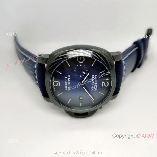New! Copy Panerai Luminor Marina Fibratech PAM 1663 Watch Carbotech Blue Dial New! Copy Panerai Luminor Marina Fibratech PAM 1663 Watch Carbotech Blue Dial