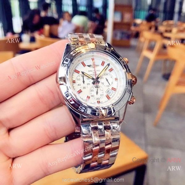 Breitling Chronomat B01 Watches Two Tone Rose Gold Breitling Chronomat B01 Watches Two Tone Rose Gold