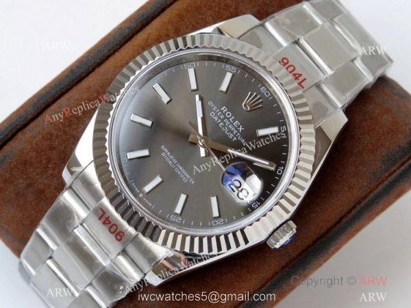 VR-factory Swiss 3235 Rolex Datejust II Replica Watch 904L Steel Rhodium Gray Dial VR-factory Swiss 3235 Rolex Datejust II Replica Watch 904L Steel Rhodium Gray Dial