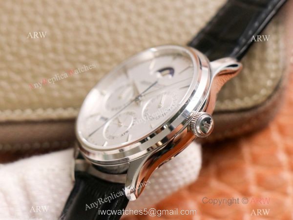NEW! Swiss Copy Jaeger-LeCoultre Master Ultra Thin Perpetual Watch SS White Dial NEW! Swiss Copy Jaeger-LeCoultre Master Ultra Thin Perpetual Watch SS White Dial