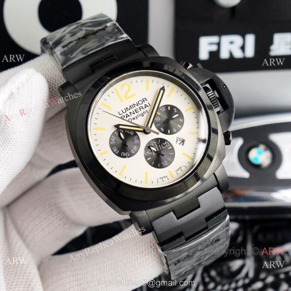Highest Quality Panerai Luminor Daylight Stainless steel Watches Swiss 9100 Highest Quality Panerai Luminor Daylight Stainless steel Watches Swiss 9100