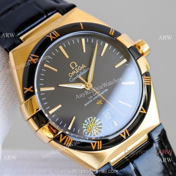 AAA Grade Swiss Clone Omega Constellation Gents Watch Yellow Gold 39MM AAA Grade Swiss Clone Omega Constellation Gents Watch Yellow Gold 39MM
